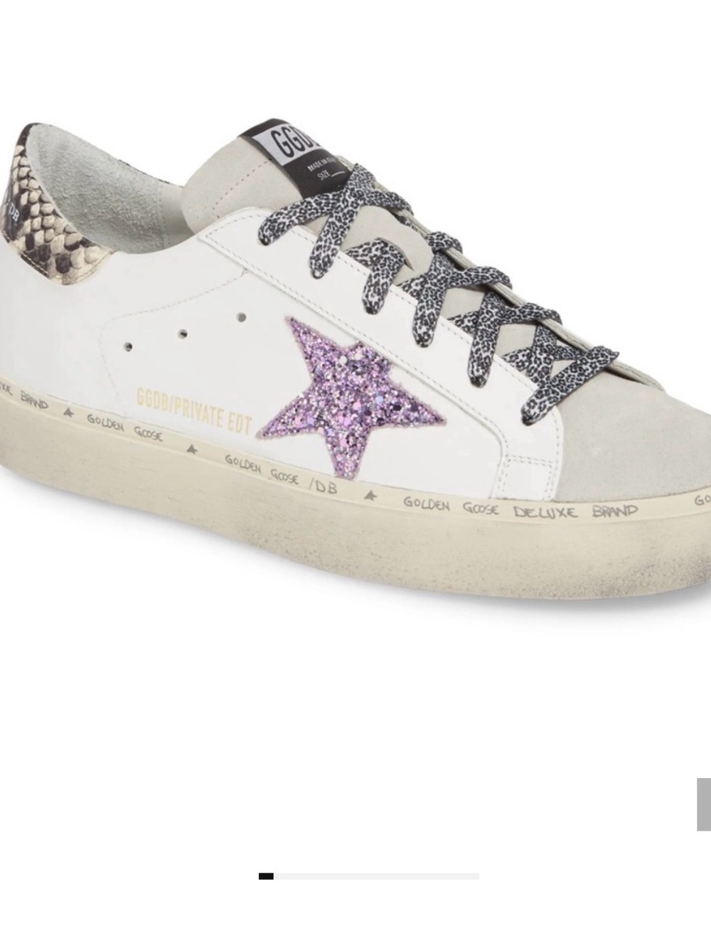 Golden Goose Private Edition Hi Star Leather Sneakers size 41